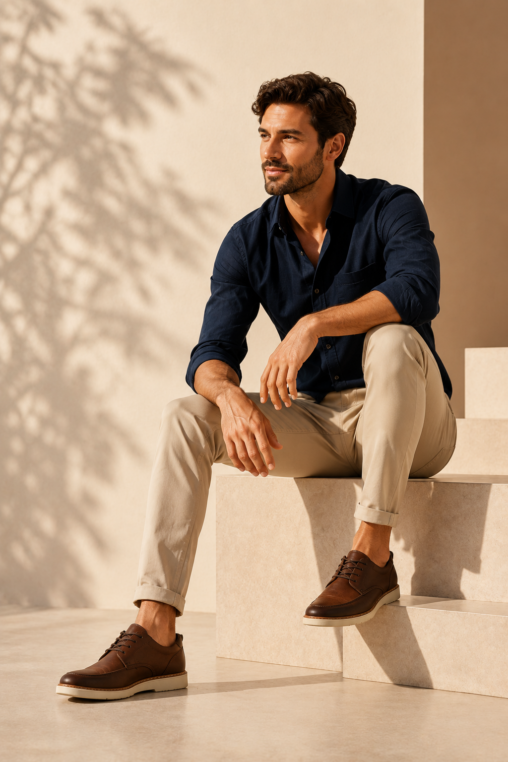 Homem usando sapato casual