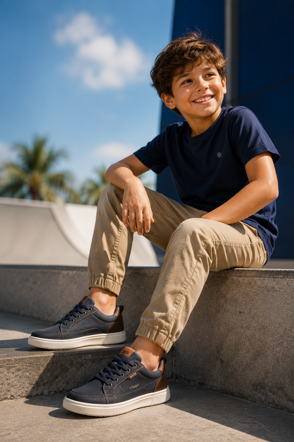 Sapatos casuais para meninos